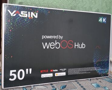купить телевизор с ютубом: Смарт-телевизор YASIN 50" - Диагональ: 50 дюймов - Разрешение: 4K