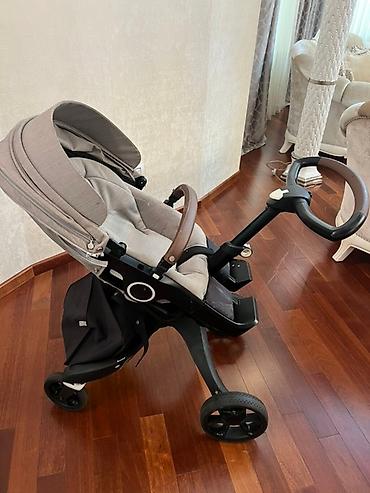 stokke коляска: Классическая прогулочная коляска, Б/у, Пол: Мальчик, Возраст: 1-6 месяцев, Самовывоз — 3