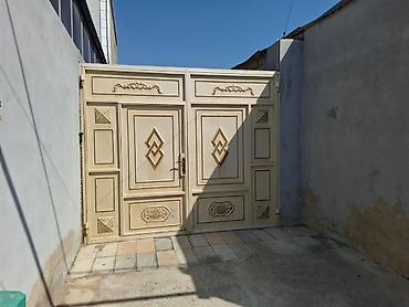 seyf qapilar ve darvazalar: İşlənmiş Dəmir Həyət darvazası, Yana açılan, rəng - Ağ, Ünvandan götürmə — 1