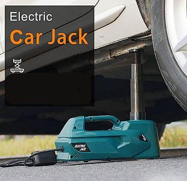 Инструменты для авто: Электрический Домкрат + Шуруповерт для колес Electric Jack 2 в 1 — 8