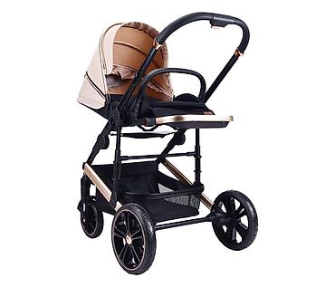 prsluci za devojcice h: BBO MegaMove Set – 2u1 kolica sa I-Size autosedištem, Latte (SKU — 7