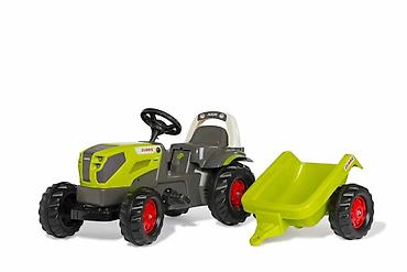 bunda kupujemprodajem: Traktor Rolly kid Claas Axos 240 sa prikolicom (CT-015047) Zemlja — 1