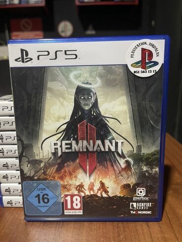 PS5 (Sony PlayStation 5): PlayStation 5 üçün Remnant 2 oyunu. Bu oyun macəra və döyüş janrlarını