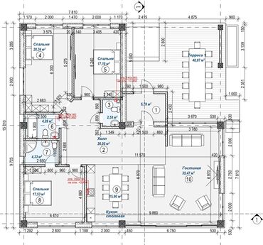 недостроенные дома в бишкеке: Коттедж, 190 кв. м, 5 бөлмө, Кыймылсыз мүлк агенттиги, ПСО (өз алдынча бүтүрүү)