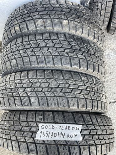 Шины: Шины 165 / 70 / R 14, Зима, Б/у, Комплект, Легковые, Япония, GoodYear