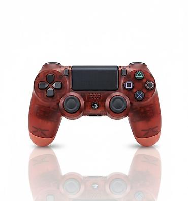 ps4 disk: Беспроводной геймпад DualShock 4 (PS4) — цвет Crystal Red — 1