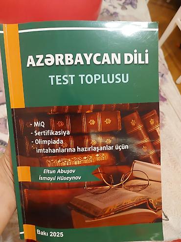 Testlər: Məhsul: “Azərbaycan Dili – Test Toplusu” Təsvir: - MiQ, Sertifikasiya — 1