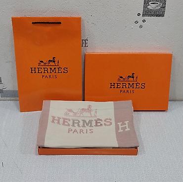 Hicab: Hermes Paris şərf qadınlar üçün, keyfiyyətlidir. - Rəng: pudra-çəhrayı — 3