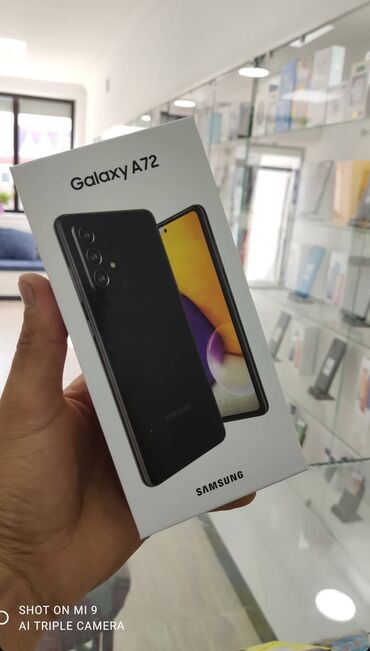 каракол телефон: Samsung Galaxy A71 5G, Жаңы, 128 ГБ, түсү - Кара, Бөлүп төлөө менен, 2 SIM