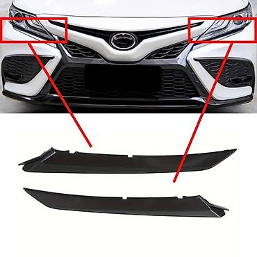 реснички на фит: Ресничка под фару чёрная Toyota Camry 70–75 / Тойота Камри 70–75 — 1