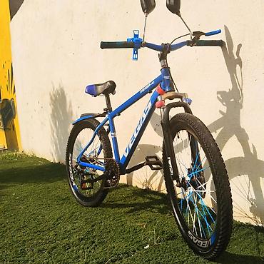 stark velo: Vegas markalı velosiped satılır. 26 ölçüdür, göy rəngdədir. Velosiped — 3