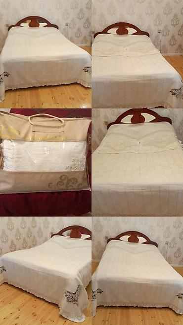 matras 2 nəfərlik: Yenidir. 4 balış üzü var. 120 m alınıb.uygun olmadığı üçün satilir — 1