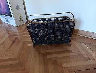 Metalni stalak za časopise + keramička kutija sa poklopcem - Stalak na lalafo.rs — 1 Metalni stalak za časopise + keramička kutija sa poklopcem - Stalak — 1