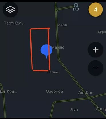 частный дом ош: 4 соток, Курулуш, Кызыл китеп