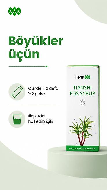 tibbi araba: 🌿 Tiens Fruktozan — fruktoza siropu və bitki mənşəli qida lifləri olan — 6