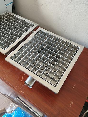 duş: Paslanmayan poladdan kvadrat döşəmə kanalizasiya trapı - Material — 1
