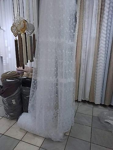 Zavese i draperije: Zavese od tila sa bogatim vezom – više dezena - Materijal: proziran — 34