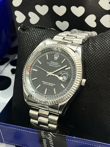 бижутерия из муранского стекла: Qol saatı, Rolex, rəng - Gümüşü