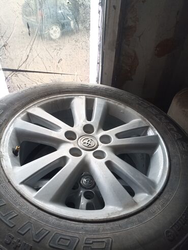 бу шины: Колеса в сборе R 17, Всесезонная, Комплект, Литые, отверстий - 5 at lalafo.kg бу шины: Колеса в сборе R 17, Всесезонная, Комплект, Литые, отверстий - 5
