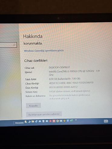 lenova thinkpad: Lenovo 15.6" noutbuk Texniki göstəricilər: - Prosessor: Intel Core — 2