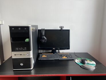 Настольные ПК и рабочие станции: Компьютер, ядер - 4, ОЗУ 8 ГБ, Для работы, учебы, Б/у, AMD Athlon, HDD + SSD