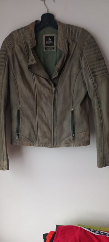 Ostale jakne, kaputi, prsluci: Fratteli kožna jakna 42 veličina. Kao nova