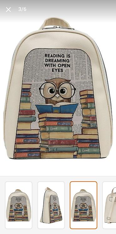 Çantalar: Məhsul: Mini bel çantası – “Reading is dreaming with open eyes” temalı — 3