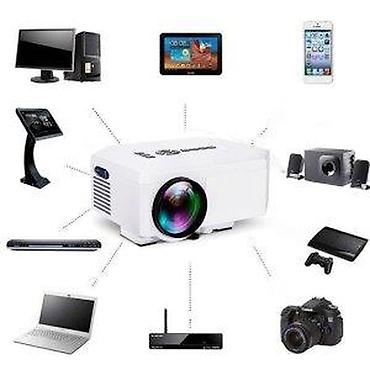 Projektori: Mini LED projektor – prenosni multimedijalni beamer Ključne — 12