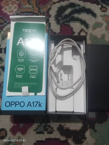 oppo 7: Oppo A16, Новый, 64 ГБ, цвет - Синий, 2 SIM