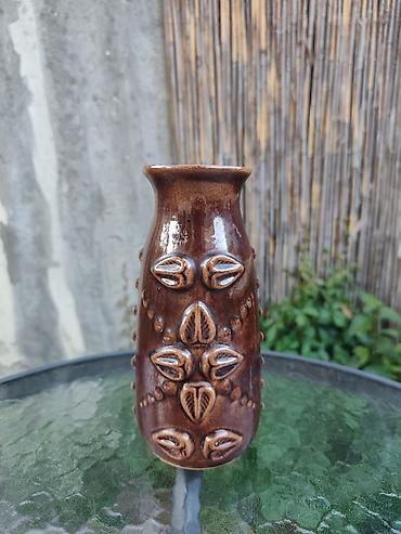 porcelanske figure: Retro keramička vaza (Model 806) – Vintage Mid-Century Zapadna Nemačka — 1