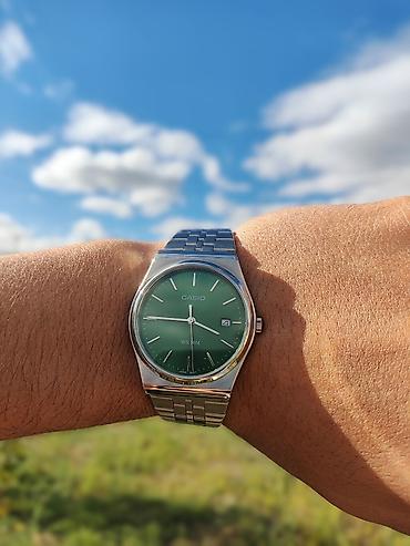 watch saat: Yeni, Qol saatı, Casio, rəng - Yaşıl — 3