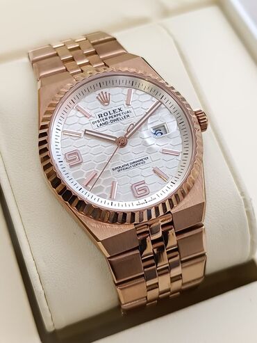 Qol saatları: Yeni, Qol saatı, Rolex, rəng - Qızılı — 7