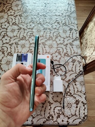 telefon ehtiyat hissələri: Xiaomi Redmi Note 10, 128 GB, rəng - Yaşıl, 
 Sensor, Barmaq izi, İki sim kartlı