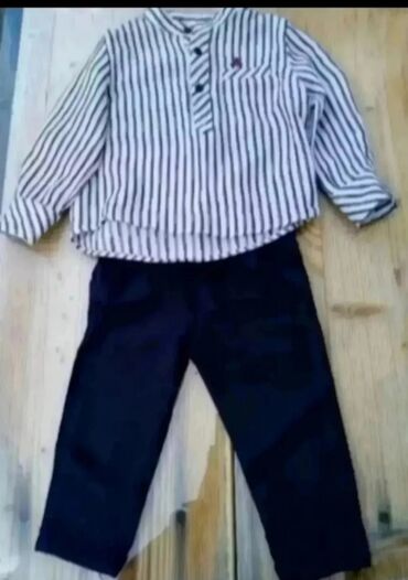 pantalone na preklop: Set: Trousers, Shirt, 86