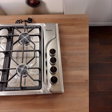 Plitələr və bişirmə panelləri: Plitə Qazlı, Quraşdırılan, 4 gözlü, Yeni — 10