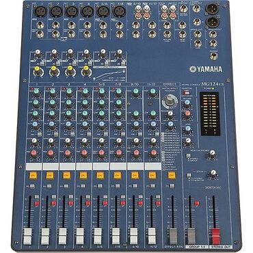 Микшерные пульты: Yamaha MG124CX — компактный и функциональный 12-канальный микшер с