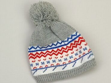 szara czapka zimowa: Hat, condition - Very good