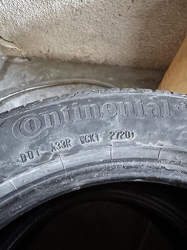 Шины: Летние шины, 2 шт Continental 215/50 R17 2000 сом за штуку, 1 шт — 17