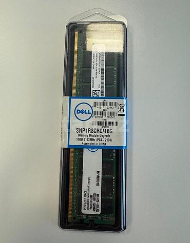 iphone 10 s: Operativ yaddaş (RAM) Dell, 16 GB, 2133 Mhz, DDR4, Noutbuk üçün, Yeni — 1