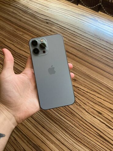 iphone 13 256: IPhone 13 Pro Max, 256 GB, Sierra Blue, Zəmanət, Face ID, Sənədlərlə
