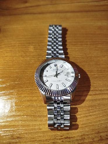 кол саат: Классические наручные часы в стиле Rolex Datejust. - Материал — 2
