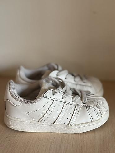 Детские кроссовки Adidas Superstar (оригинал), белые - Классическая