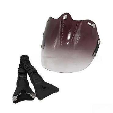 Univerzalni vetrobran za skuter/moped sa bočno postavljivim nosačima