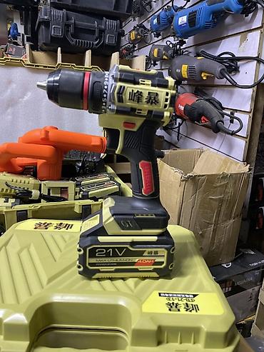 Шуруповерты: Аккумуляторные дрели‑шуруповерты . Доставка по г.Бишкек бесплатно🚚✅ — 21