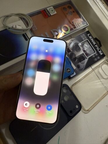 Apple iPhone: IPhone 14 Pro Max, Б/у, 256 ГБ, White Titanium, Зарядное устройство, Защитное стекло, Кабель, 79 % — 6