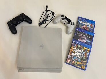 gta 5 diski qiymeti: PlayStation 4 Slim oyun konsolu satılır – 350 AZN İşlənmiş, yaxşı