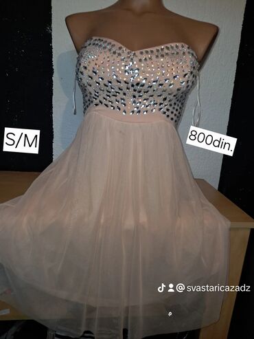 skafander za zimu: A-Dress S (EU 36), bоја - Roze, Koktel, klub, Top (bez rukava)