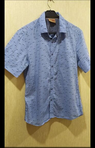 мужская одежда: Рубашка M (EU 38), цвет - Голубой
