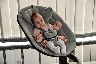 Njihalice: LJULJAŠKA CLARISSA GREY – električna ljuljaška za bebe do 9 kg — 11