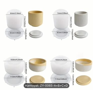 Şirniyyət qəlibləri: Şirniyyət qəlibləri, Silikon, 8 — 20